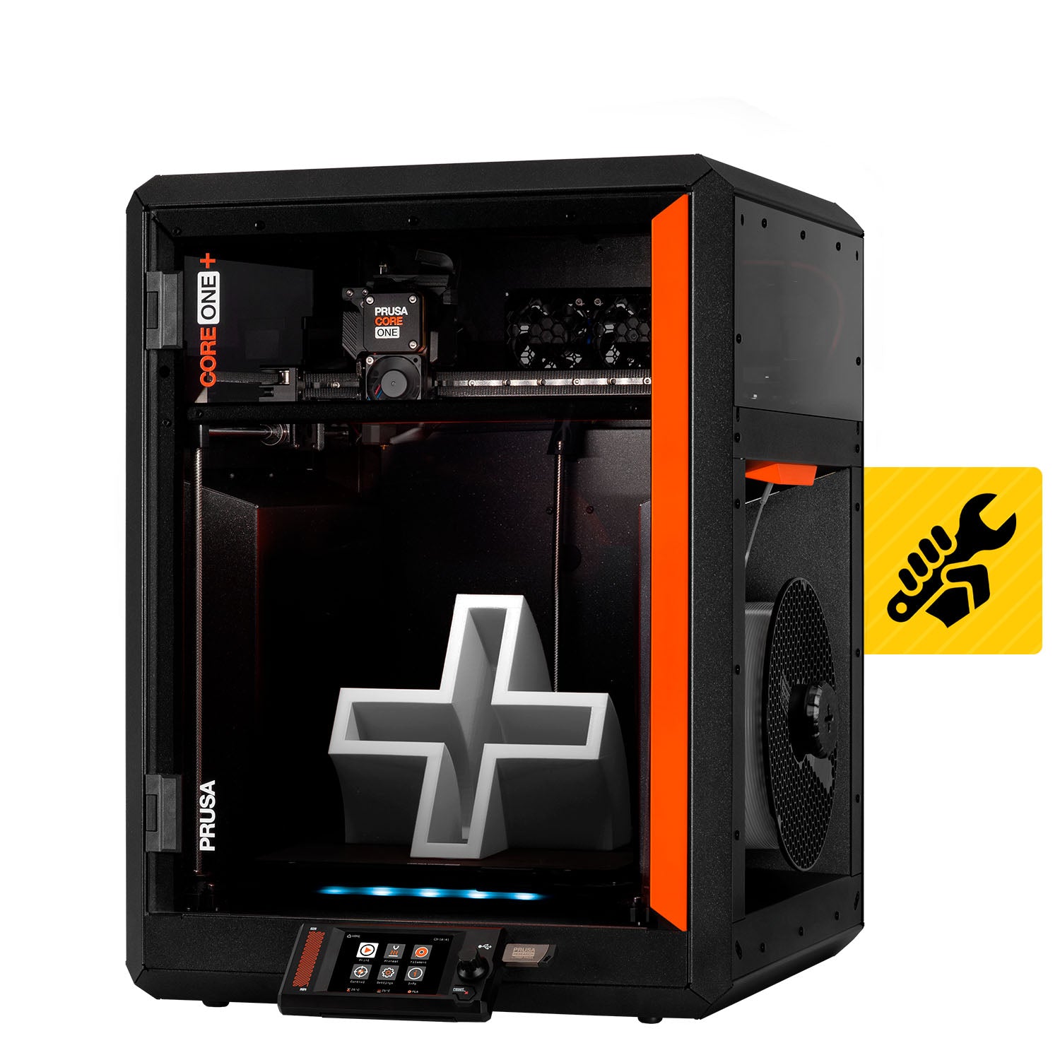 Detalhe do trocador de ferramentas INDX da CORE One+