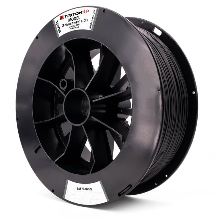 Filamento Nylon 12 com Fibra de Carbono - Triton3D