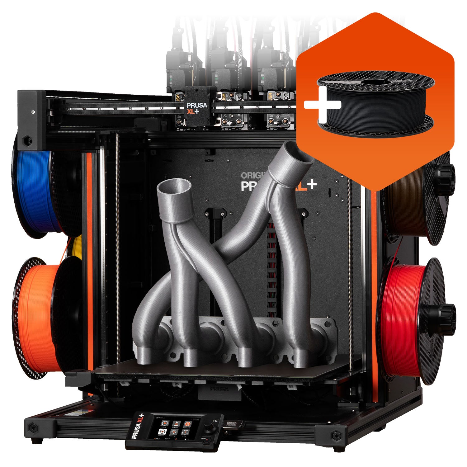 Impressora 3D Prusa XL+ com trocador de ferramentas