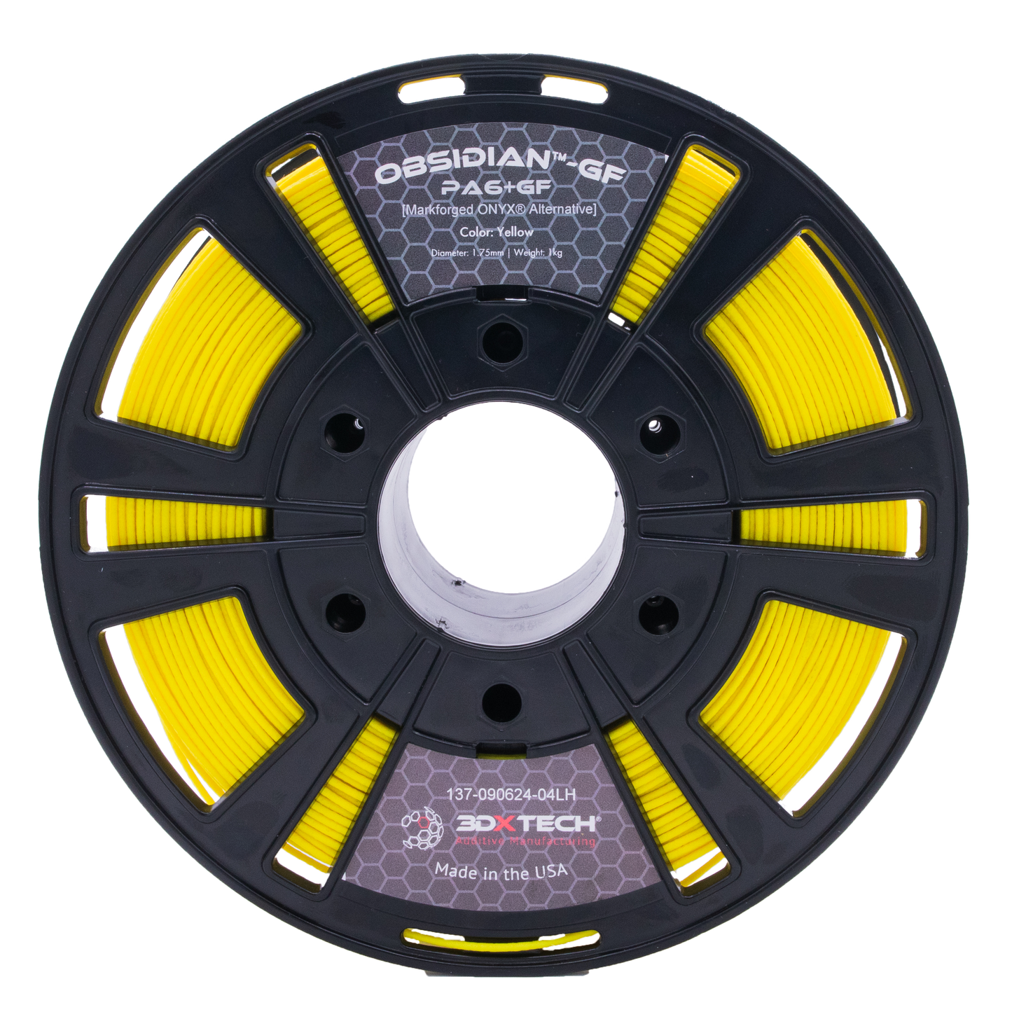 Filamento 3DXTech Obsidian Nylon 6+GF