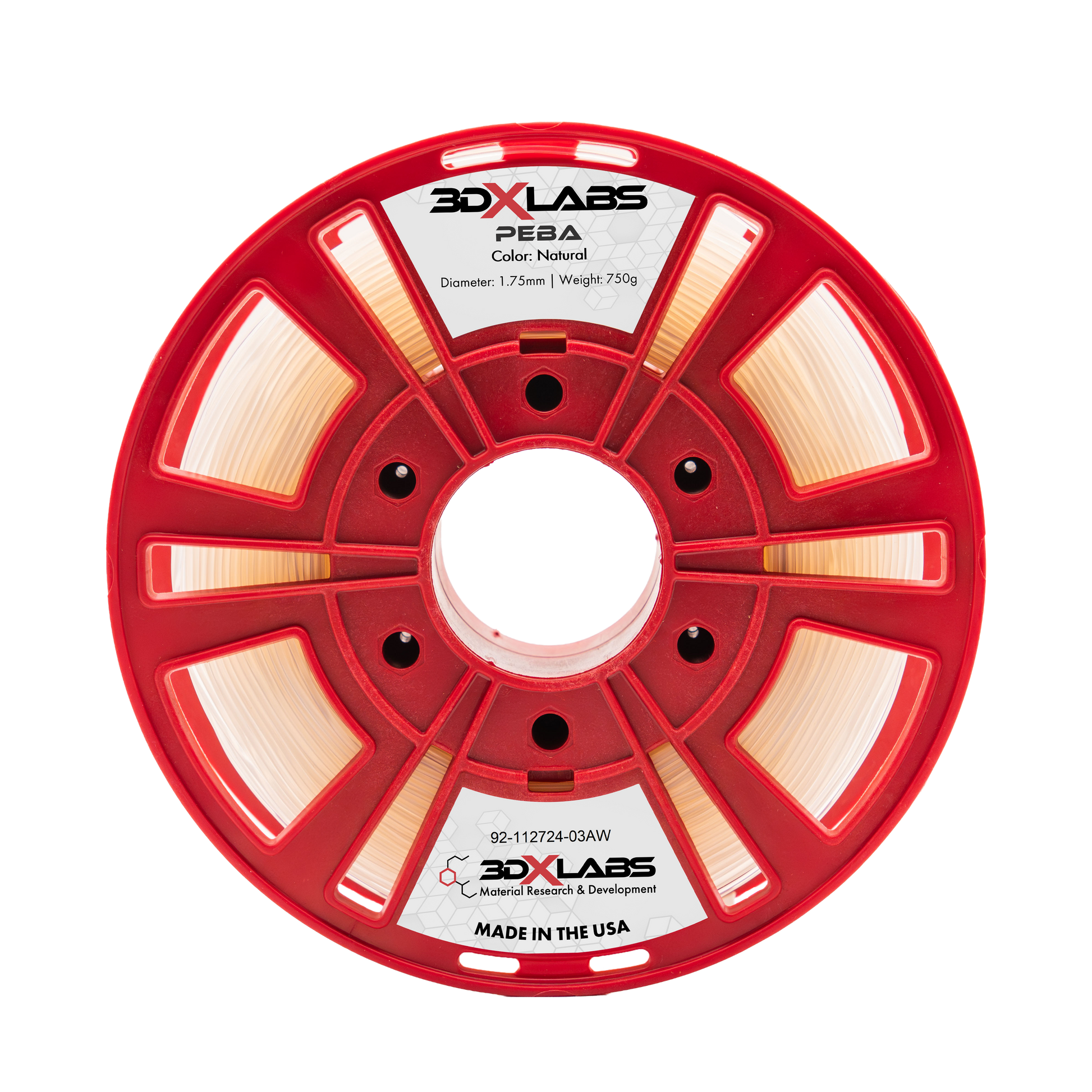 Filamento 3DXTech Ultem 1010 1,75 mm Natural 1 kg