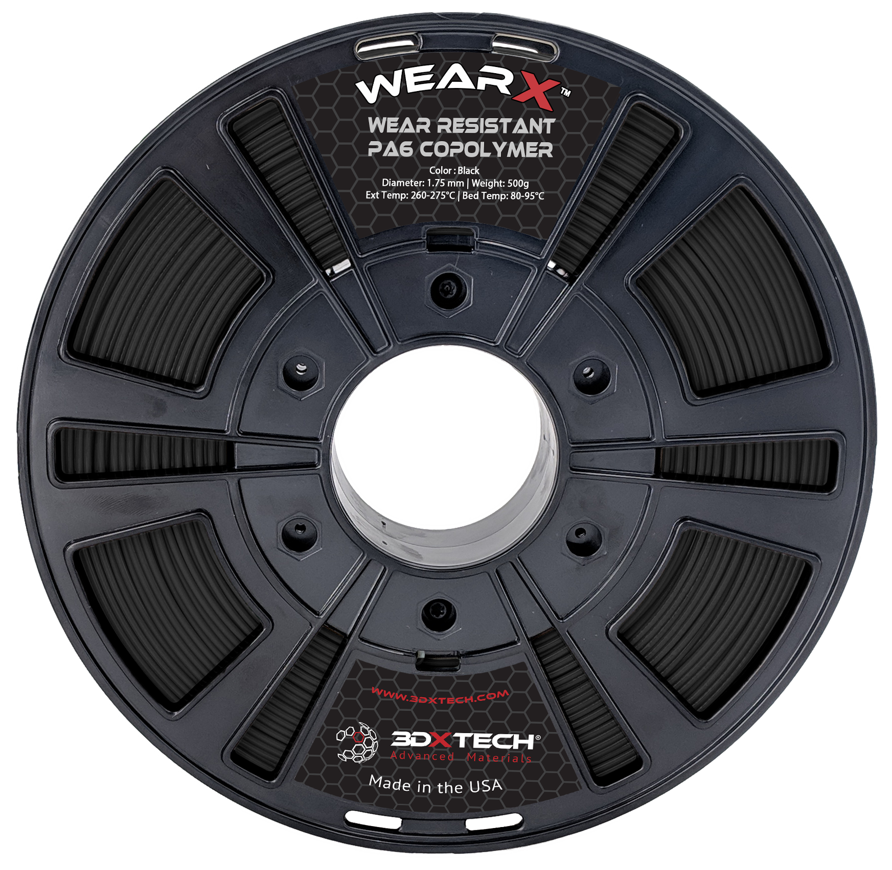 Filamento 3DXTech Wear Resistant Nylon 6