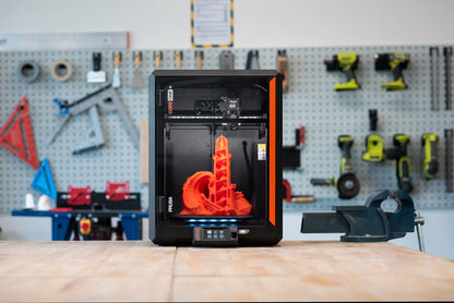 Vista traseira e conexões da Prusa CORE One+ Gen 2